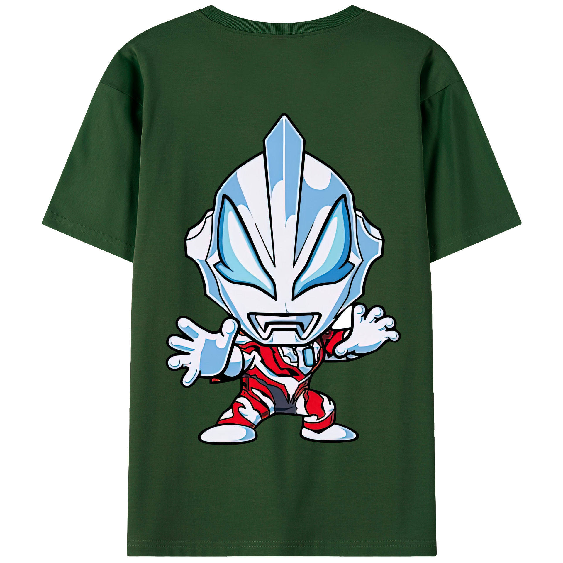 （画像用） ウルトラマン Ultraman 綿100％半袖Tシャツ（背面プリント）
